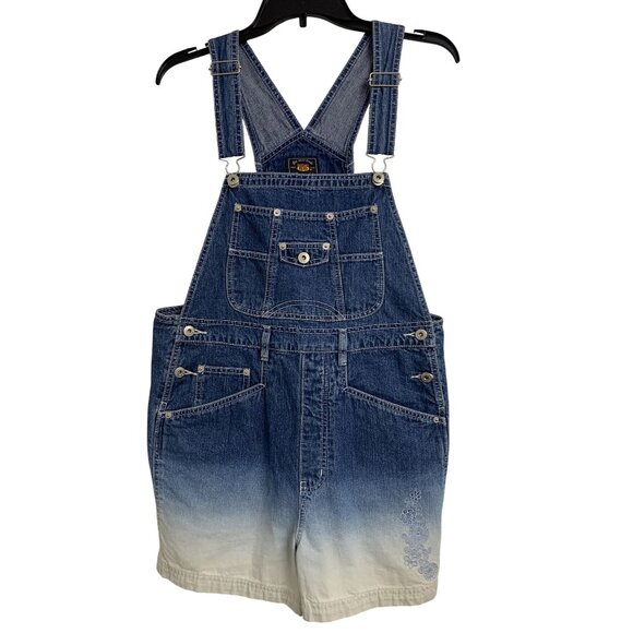 Route 66 M Cotton Casual Classic Denim Jean Shorts Embroidered Floral - Picture 1 of 5